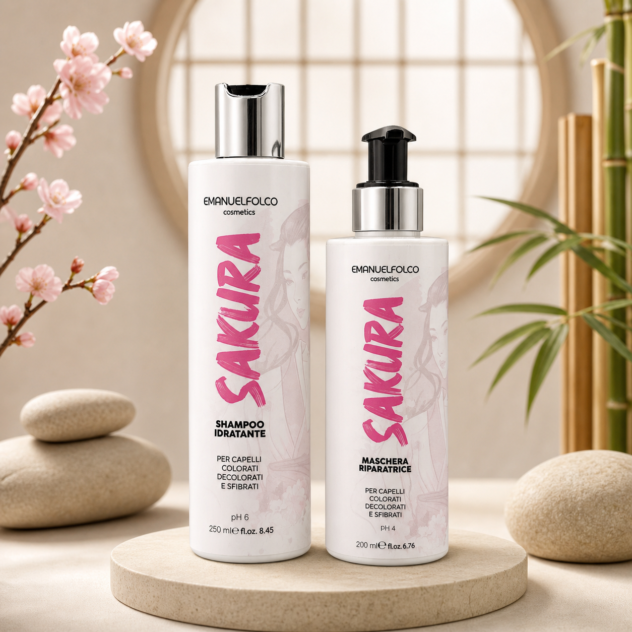 Combo Idratazione: Sakura Shampoo + Sakura Maschera