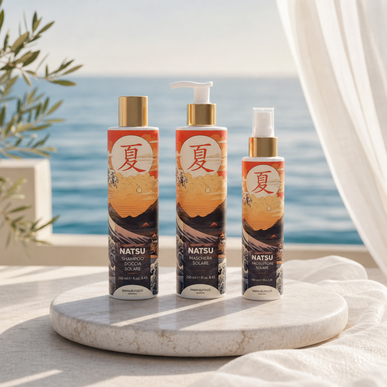 Kit Natsu | Combo Protettiva Solare per corpo e capelli | Edizione Limitata Estate 26
