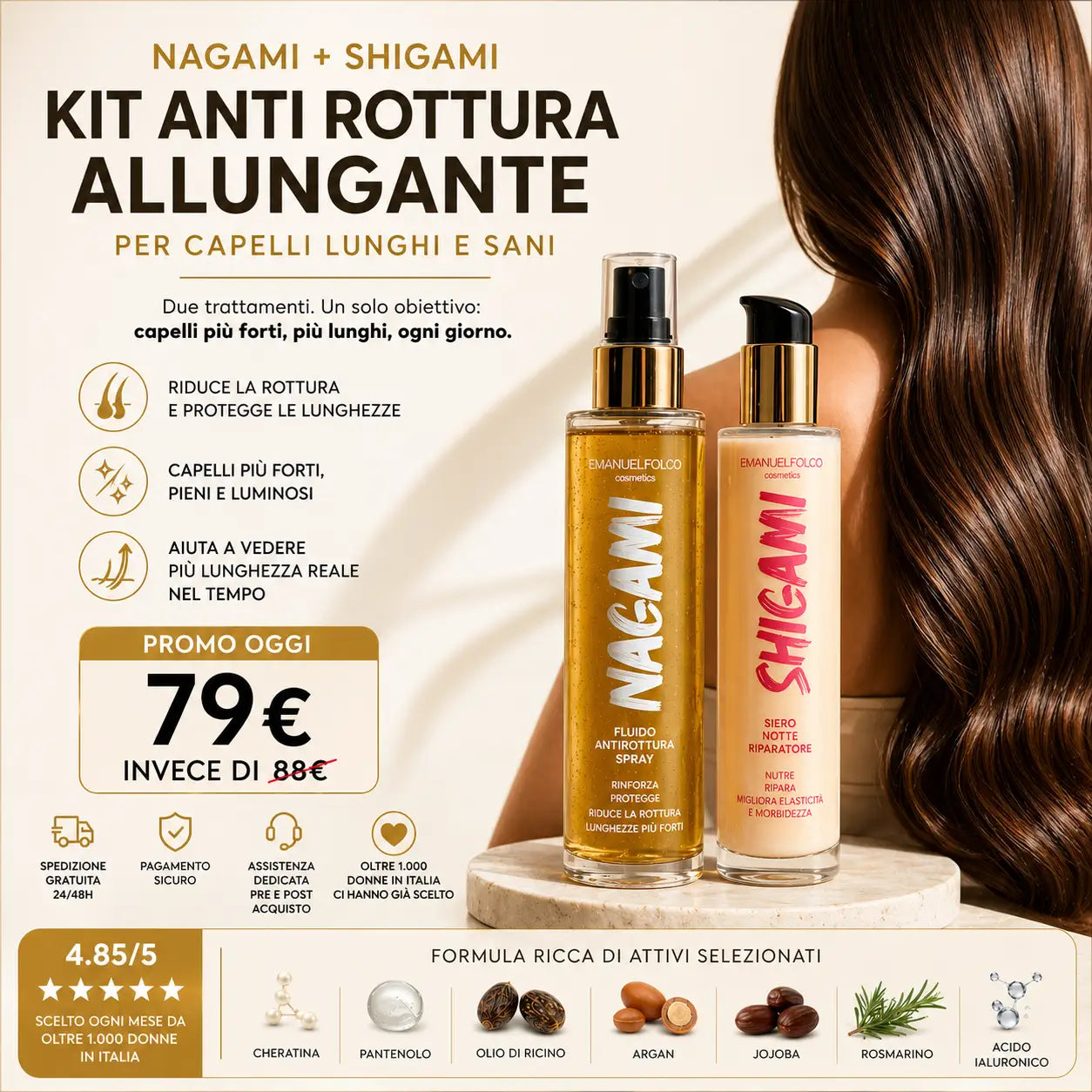 Kit Anti Rottura Allungante Nagami + Shigami