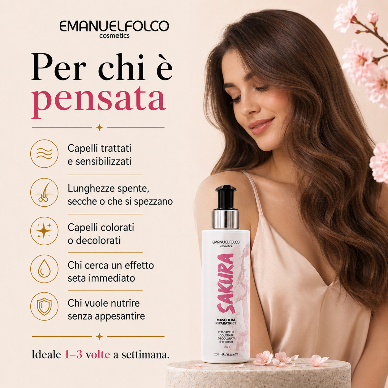 Sakura - Maschera Riparatrice e Nutriente