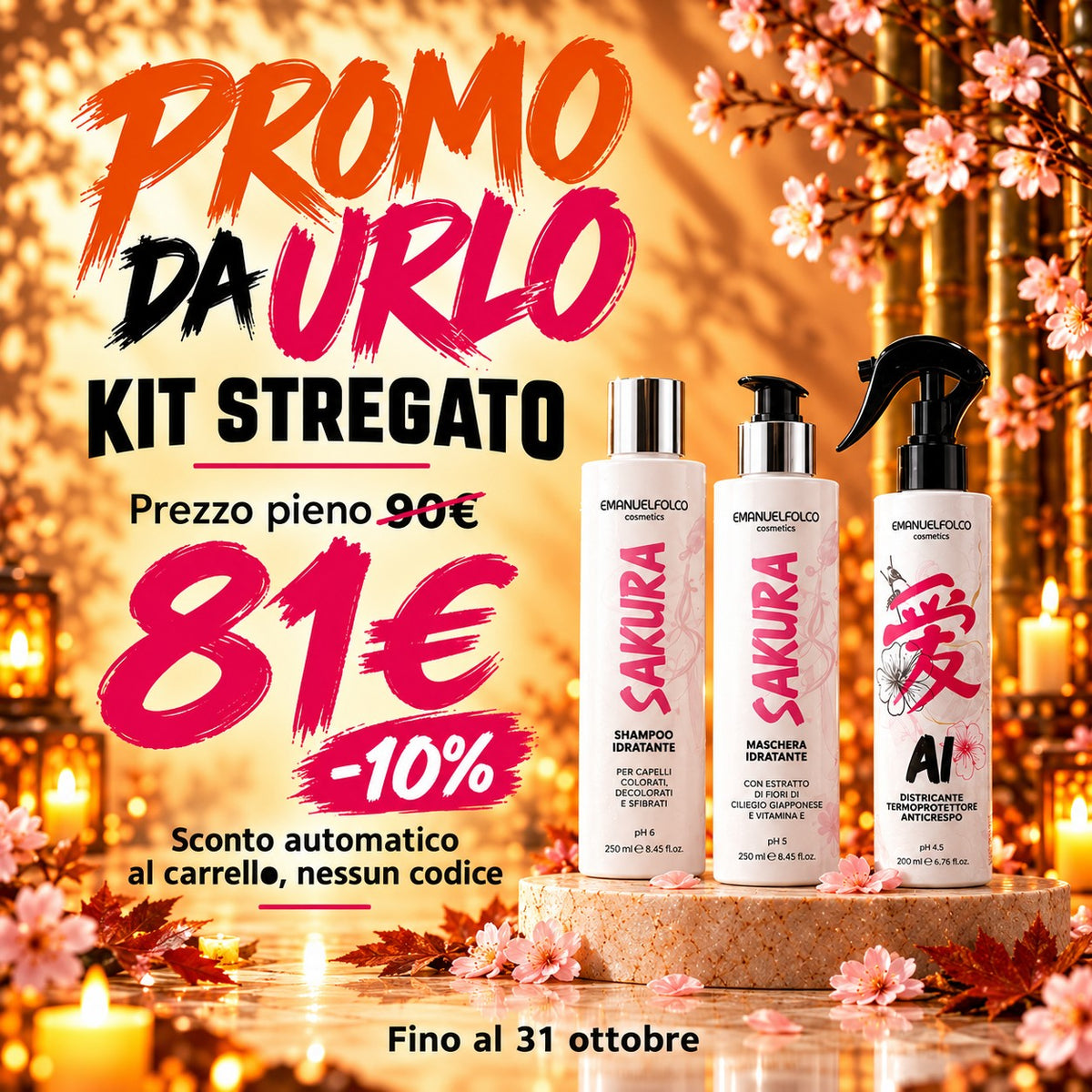 Kit Stregato in Promo da Urlo: -10% al carrello